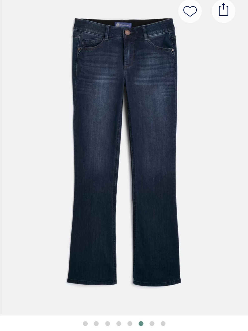 Democracy women’s Dark Blue bootcut Jeans - Picture 5 of 5